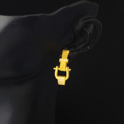 Sallantılı 22K Trabzon Mesh Gold Earring - 22K - 8.5g - EZ Gold