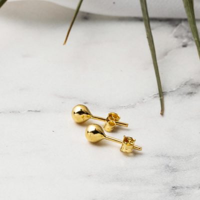 14K Gold Top Earring 5 mm. - 14K - 1.05g - EZ Gold