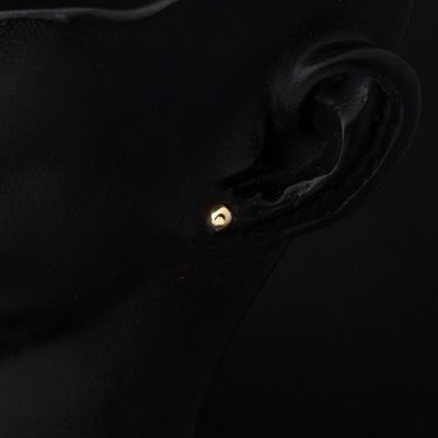 14 Carats Or Top Boucle d'oreille 4 mm. - 14K - 0.74g - EZ Gold