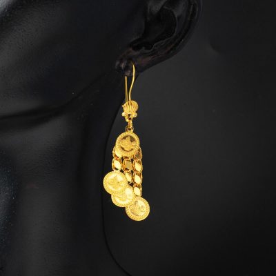 with Monogram 22K Avize Gold Earring - 22K - 4.75g - EZ Gold