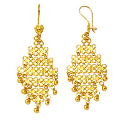 Hint İşi 14K Gold Earring