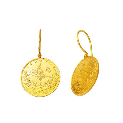 Demi Resat Gold 22 Karat Gold Earring