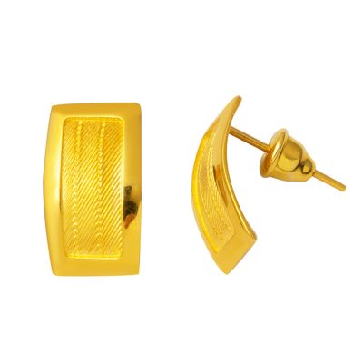 Trabzon Mesh 22K Gold Earring