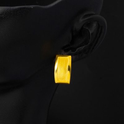 Trabzon Mesh 22K Gold Earring - 22K - 5.62g - EZ Gold