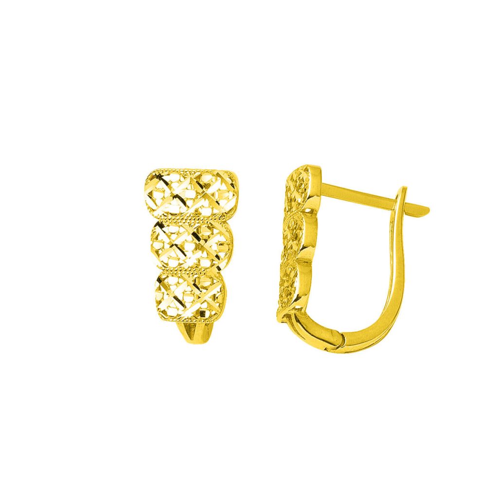 Plazma 22 Carats Or Boucle d&rsquo;Oreille
