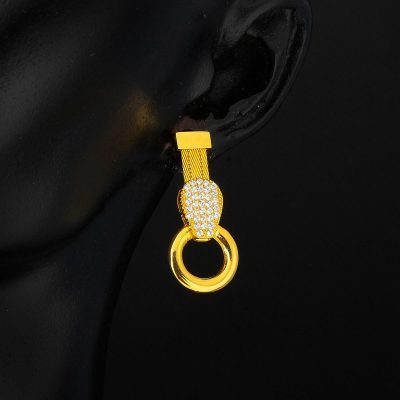 22 Carats Or Maille Trabzon Boucle d'oreille - 22K - 6g - EZ Gold
