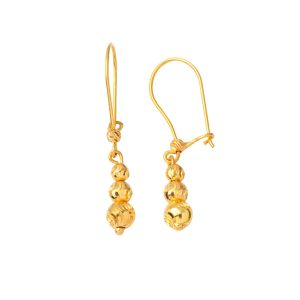 Nohut Beaded 22 Karat Gold Earring