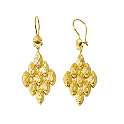 Sonsuzluk Or Baklava Boucle d'oreille