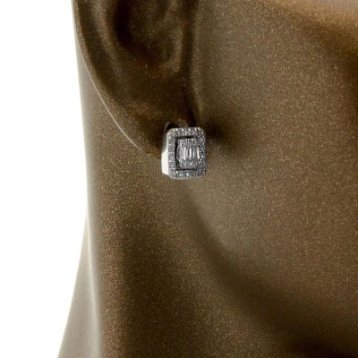 0,43 Karat Diamond Baguette Earring - 14K - 1.1g - EZ Gold