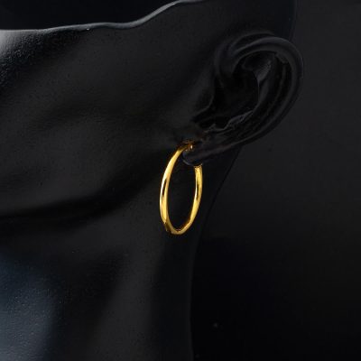 Halka 1,8 cm Çaplı 22 Ayar Altın Küpe - 22K - 1.94g - EZ Gold