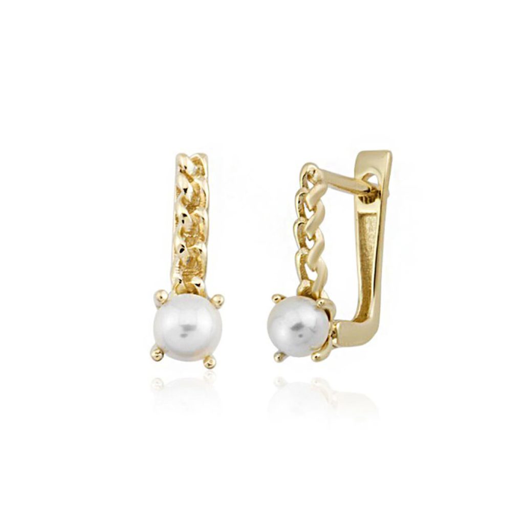 Toulon Pearl Gold Earring