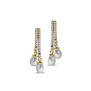 Thera de Perles Or Boucle d&rsquo;Oreille