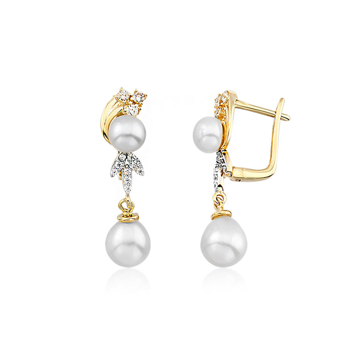 Neo Pearl Gold Earring