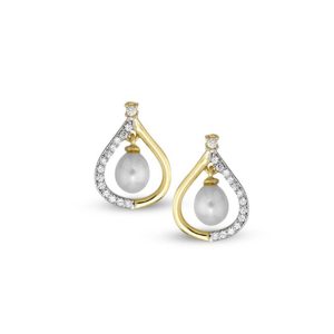 Drop Pearl Gold Earring
