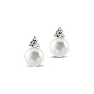 Inera de Perles Blanc Or Boucle d&rsquo;Oreille