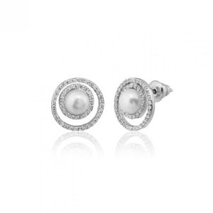 Fidenza Pearl White Gold Earring