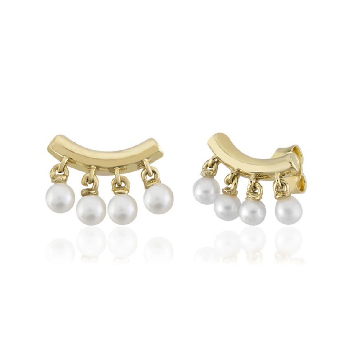 Feste Pearl Gold Earring