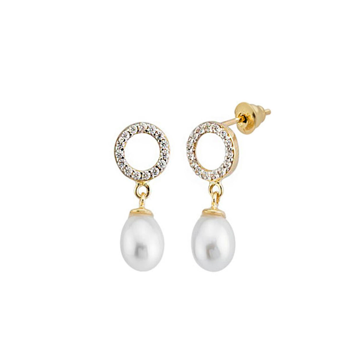 Era Pearl Gold Earring