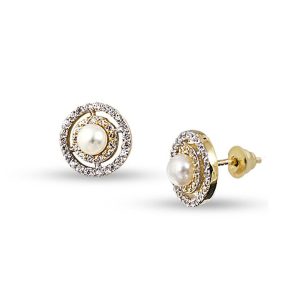 Asti Pearl Gold Earring