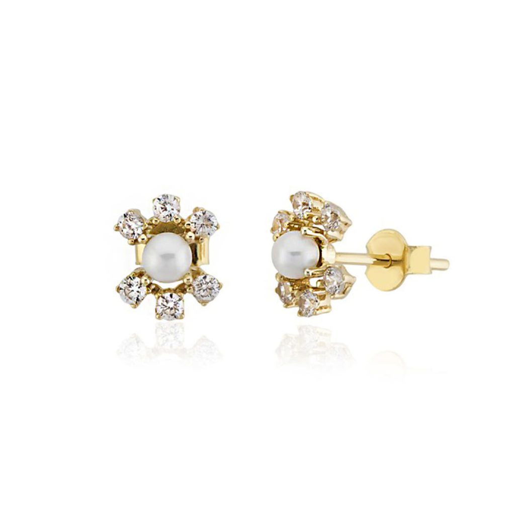 Angers Pearl Gold Earring