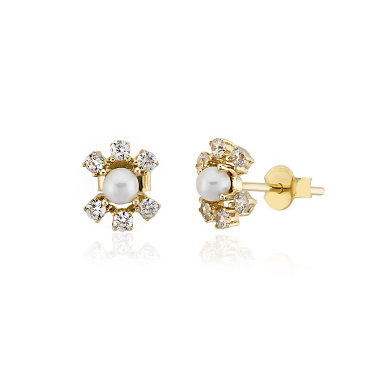 Angers Pearl Gold Earring