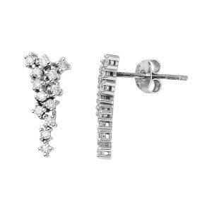 0,46 Carat Lierre Diamant Boucle d&rsquo;Oreille