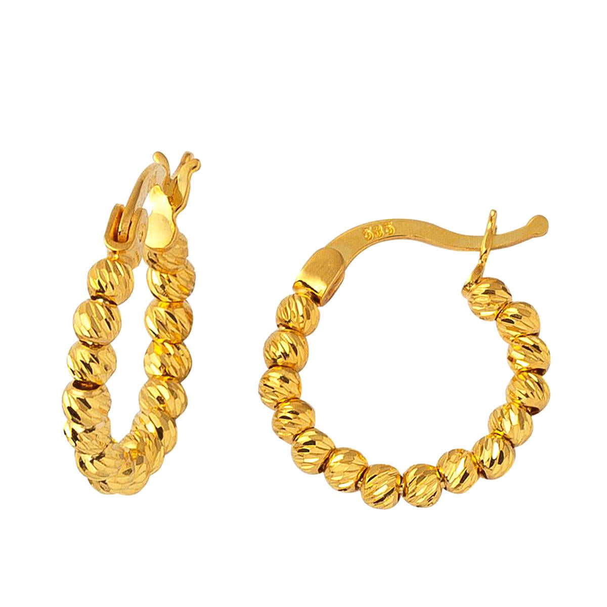Top Top Hoop Gold Earring