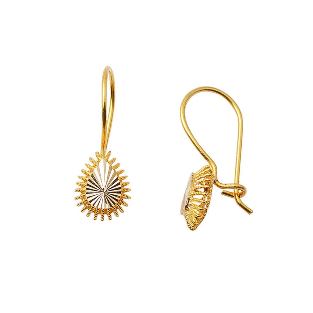 Goutte 14 Carats Or Sarkıt Boucle d&rsquo;Oreille