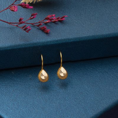 Drop 14K Gold Sarkıt Earring - 14K - 1.2g - EZ Gold