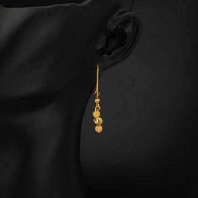 Nohut Toplu 22 Ayar Altın Küpe - 22K - 4g - EZ Gold