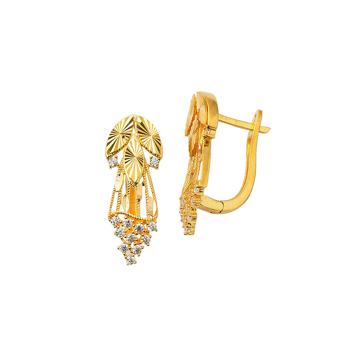 Bahama 22 Karat Gold Earring