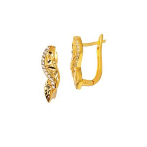 Bukle 22 Karat Gold Earring