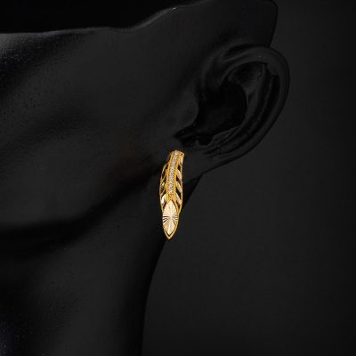 River 22K Gold Earring - 22K - 4.08g - EZ Gold