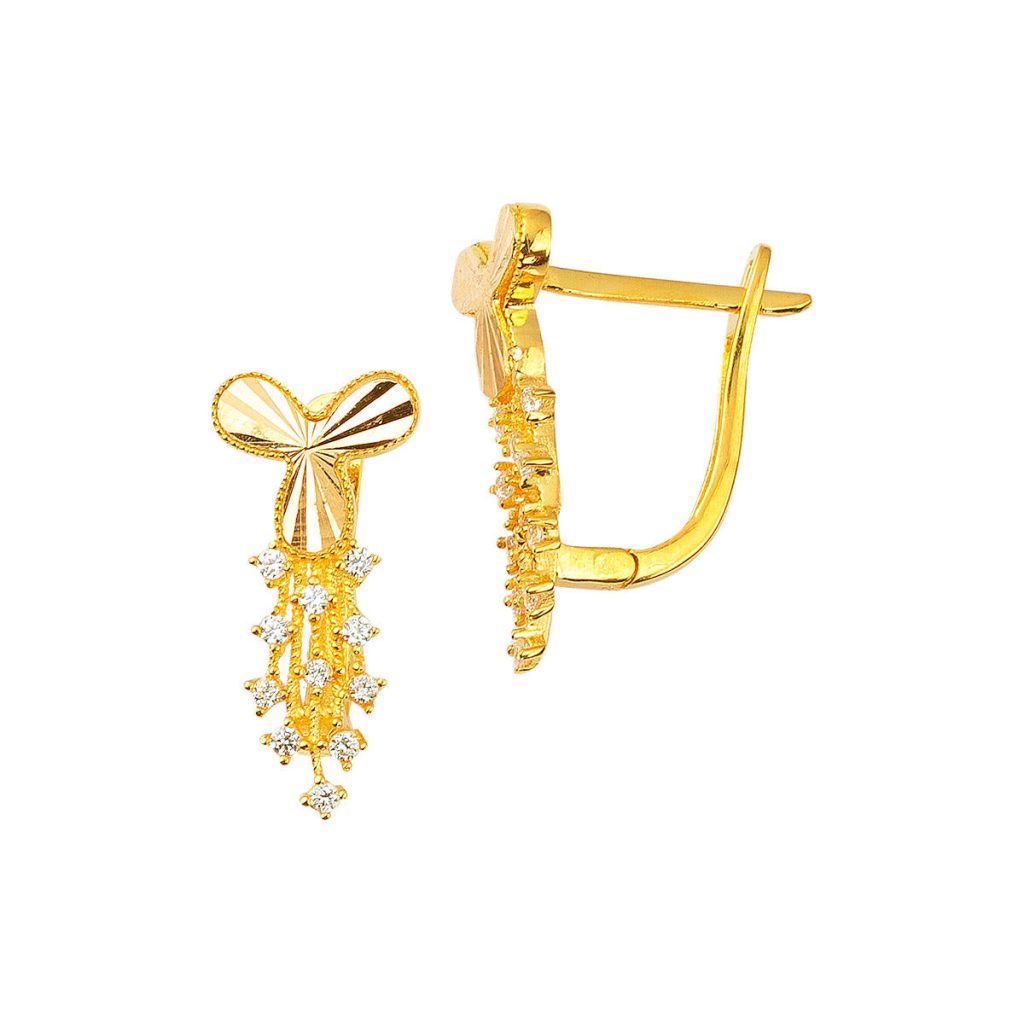 Jasmine 22 Karat Gold Earring