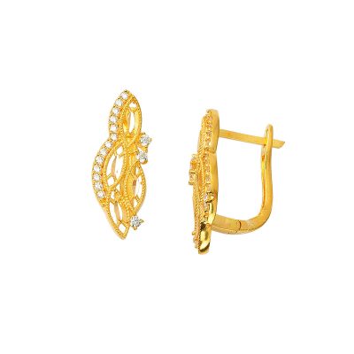 Isabel 22 Carats Or Boucle d'oreille