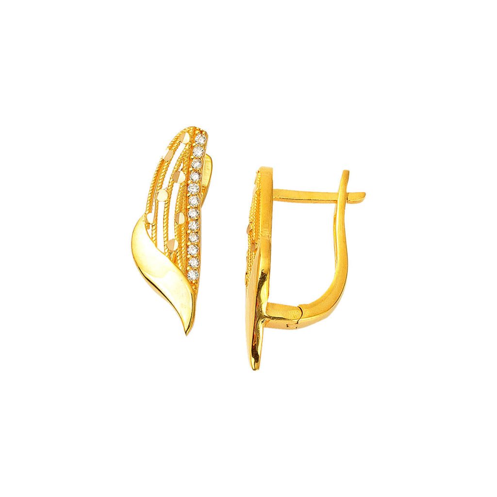 Tutku 22 Karat Gold Earring