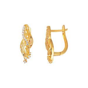 Stella 22 Karat Gold Earring