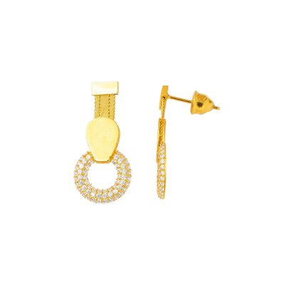 Suna 22 Carats Maille Trabzon Or Boucle d'oreille