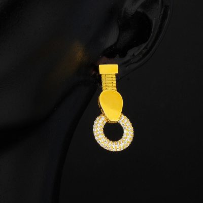 Suna 22 Carats Maille Trabzon Or Boucle d'oreille - 22K - 8g - EZ Gold