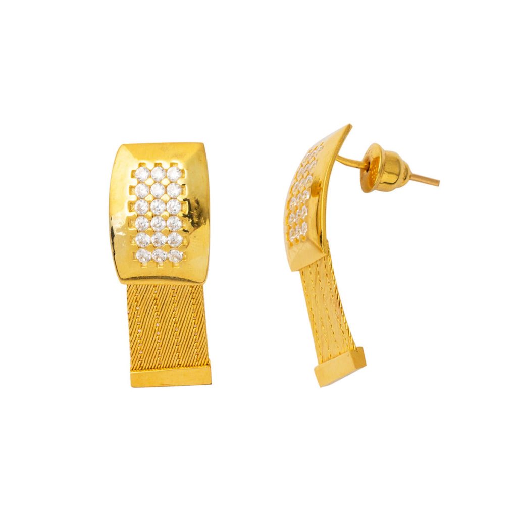 Maille Trabzon 22 Carats Or Boucle d&rsquo;Oreille