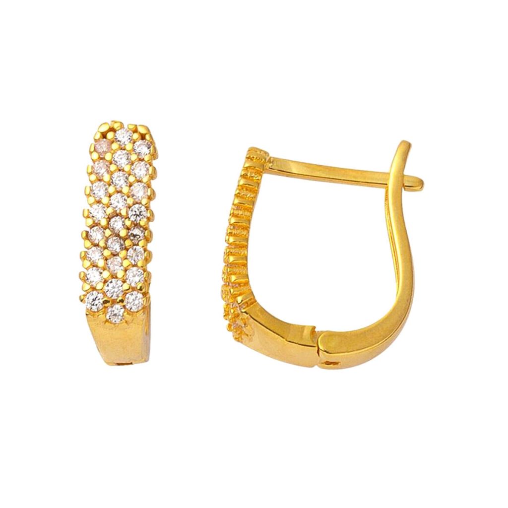 Rowtaşlı 14 Karat Gold Earring