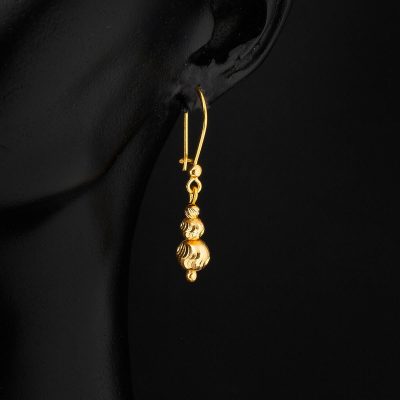 Nohut Toplu 22 Ayar Altın Küpe - 22K - 4.15g - EZ Gold