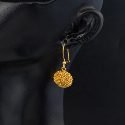 Top Top 22 Ayar Sarkaç Altın Küpe - 22K - 6.53g - EZ Gold