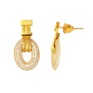 Creole Trabzon Tresse 22 Carats Or Boucle d&rsquo;Oreille