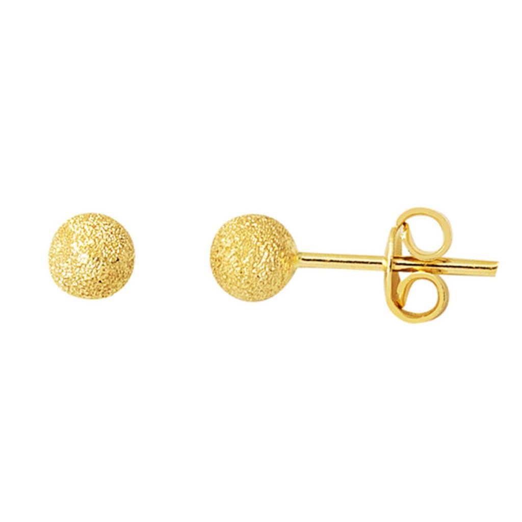 Kumlu 14 Karat Gold Mini Top Earring