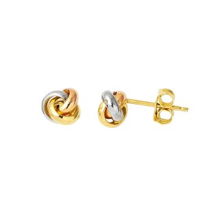 Düğüm sans Pierre Or Klipsli Boucle d&rsquo;Oreille