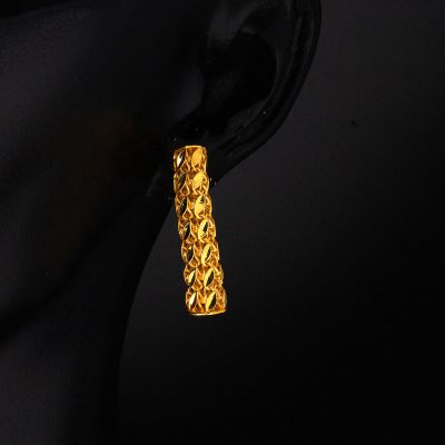 Pullu 22 Ayar Altın Küpe - 22K - 5.15g - EZ Gold