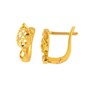 Drop 22 Karat Gold Earring