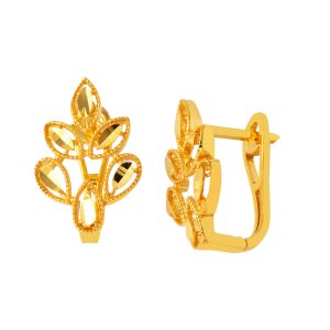Ivy 22 Karat Gold Earring