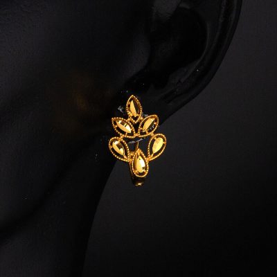 Sarmaşık 22 Ayar Altın Küpe - 22K - 3.83g - EZ Gold